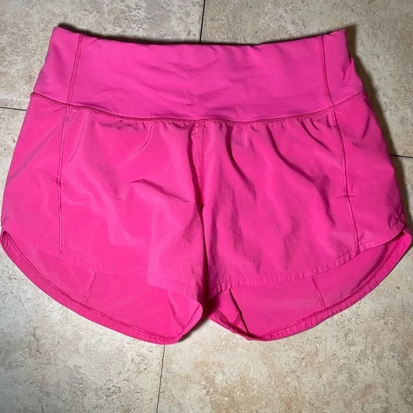 Lululemon speed up 4” sonic pink rare hot pink - Picture 10 of 14